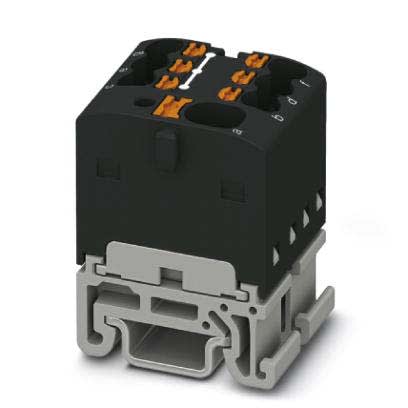Phoenix Contact - PTFIX 4/6X1,5-NS15A BK - Bloc répartiteur PTFIX