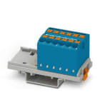 Phoenix Contact - PTFIX 12X2,5-NS35 BU - PTFIX 12X2,5-NS35 BU - Bloc répartiteur PTFIX