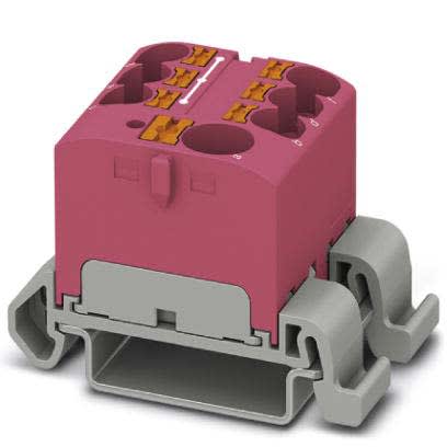 Phoenix Contact - PTFIX 10/6X4-NS35A PK - Bloc répartiteur PTFIX