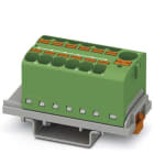 Phoenix Contact - PTFIX 10/12X4-NS35 GN - Bloc répartiteur PTFIX
