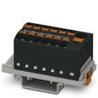 Phoenix Contact - PTFIX 10/12X4-NS35 BK - PTFIX 10/12X4-NS35 BK - Bloc répartiteur PTFIX