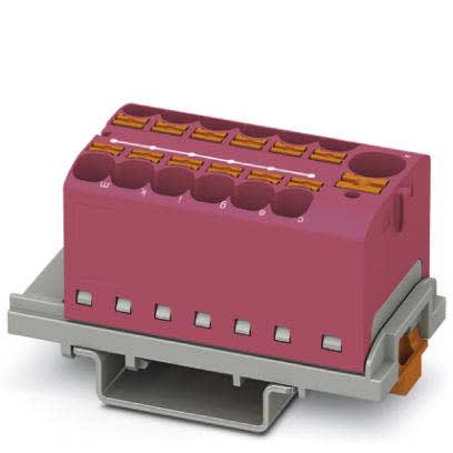 Phoenix Contact - PTFIX 10/12X4-NS35 PK - Bloc répartiteur PTFIX