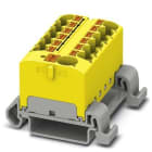 Phoenix Contact - PTFIX 10/12X4-NS35A YE - Bloc répartiteur PTFIX