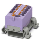 Phoenix Contact - PTFIX 10/12X4-NS35A VT - Bloc répartiteur PTFIX