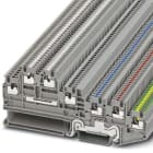 Phoenix Contact - PTIO 1,5/S/5-PE/U-BK/O-WH - Bloc de jonction pour capteurs / actionneurs