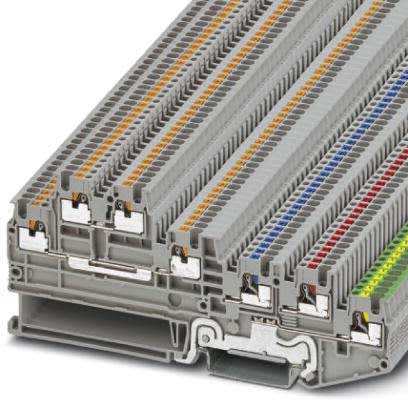 Phoenix Contact - PTIO 1,5/S/5-PE - PTIO 1,5/S/5-PE - Bloc de jonction pour capteurs / actionneurs
