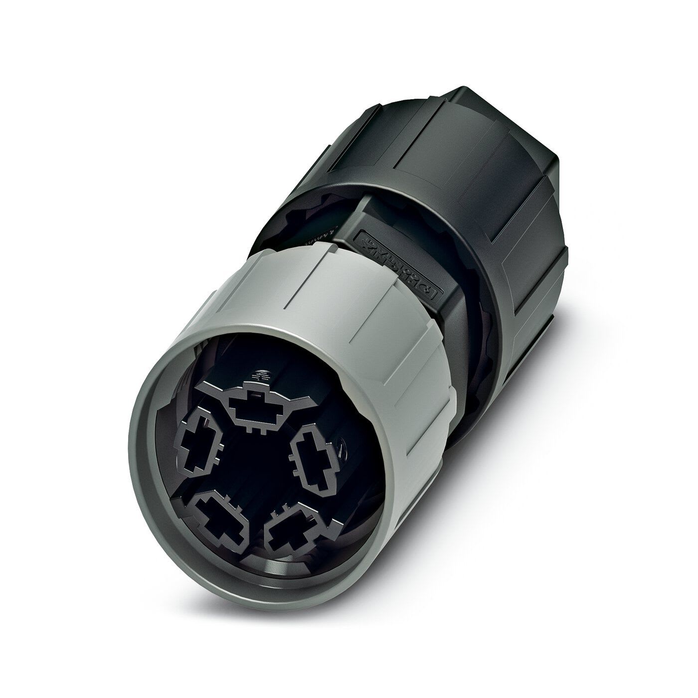 Phoenix Contact - QPD P 4PE6,0 12-20 TL BK - Connecteur QPD P 4PE6,0 12-20 TL BK