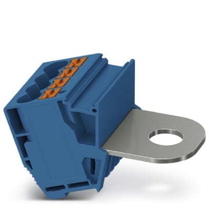 Phoenix Contact - AGK PT 4X6/M10 BU - Bloc de jonction de dérivation