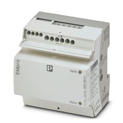 Phoenix Contact - Centrale de mesure EMpro AC sur rail DIN via TC modbus TCP