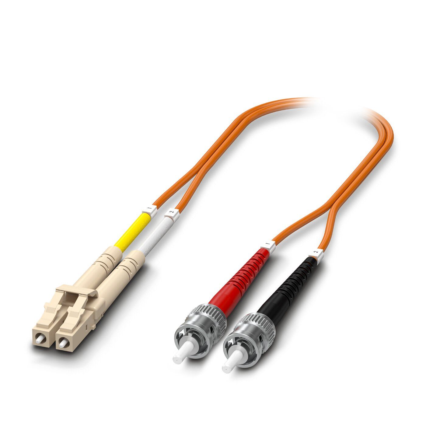 Phoenix Contact - Jarretiere optique LC Duplex vers ST Duplex OM2 - 1m