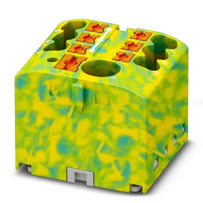 Phoenix Contact - PTFIX 6/6X2,5 GNYE - PTFIX 6/6X2,5 GNYE - Bloc répartiteur PTFIX
