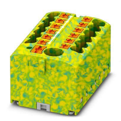 Phoenix Contact - PTFIX 6/12X2,5 GNYE - Bloc répartiteur PTFIX