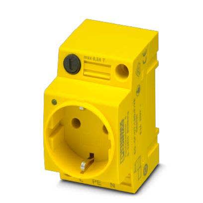 Phoenix Contact - EO-CF/UT/LED/F/YE - Prise électrique pour armoire