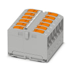 Phoenix Contact - PTVFIX 12X2,5-G GY - Bloc répartiteur PTFIX