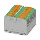 Phoenix Contact - PTVFIX 12X2,5-G GN - Bloc répartiteur PTFIX