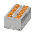 Phoenix Contact - PTVFIX 18X2,5-G GY - Bloc répartiteur PTFIX
