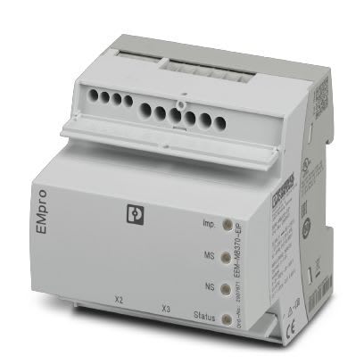 Phoenix Contact - Centrale de mesure EMpro AC sur rail DIN via TC EtherNet/IP