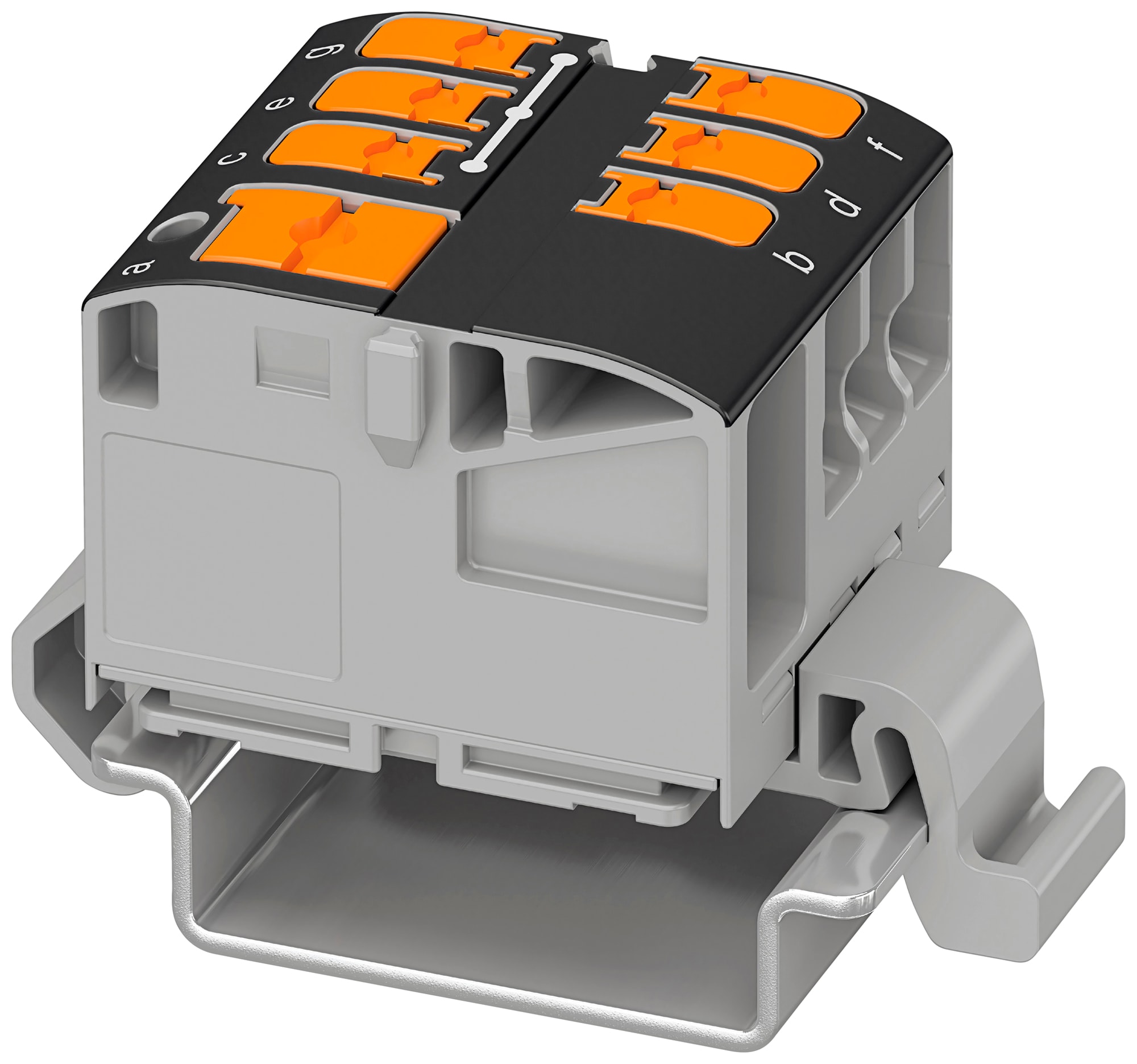 Phoenix Contact - PTVFIX 6/6X2,5-NS35A BK - Bloc répartiteur PTFIX
