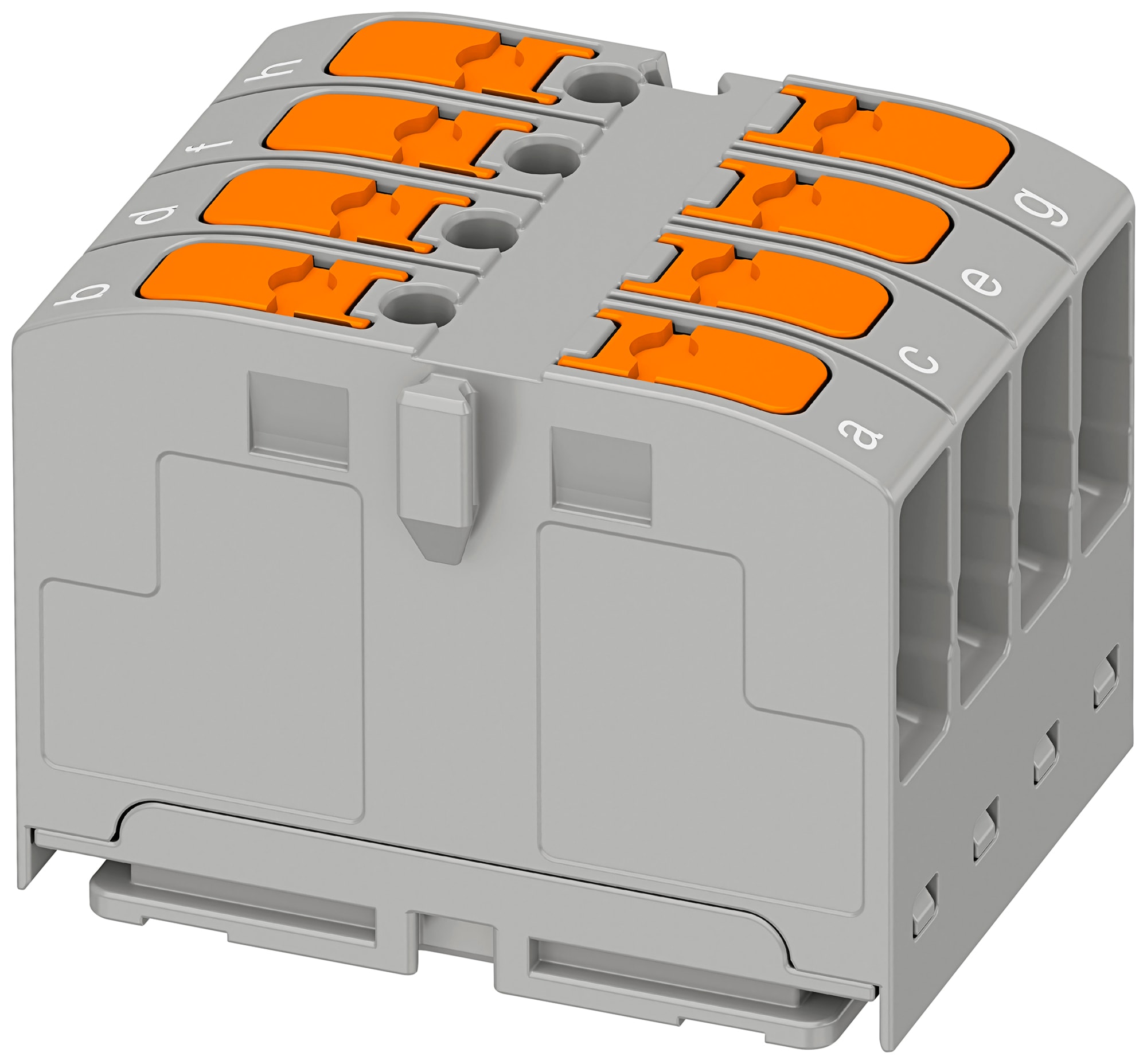 Phoenix Contact - PTVFIX 2,5/4 - Bloc répartiteur PTFIX