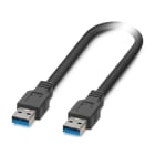 Phoenix Contact - NBC-USB3.0-UAM/1,8-PVC/UAM - Cordon USB 3.2 PVC - USBA vers USBA - Noir - 1,8m