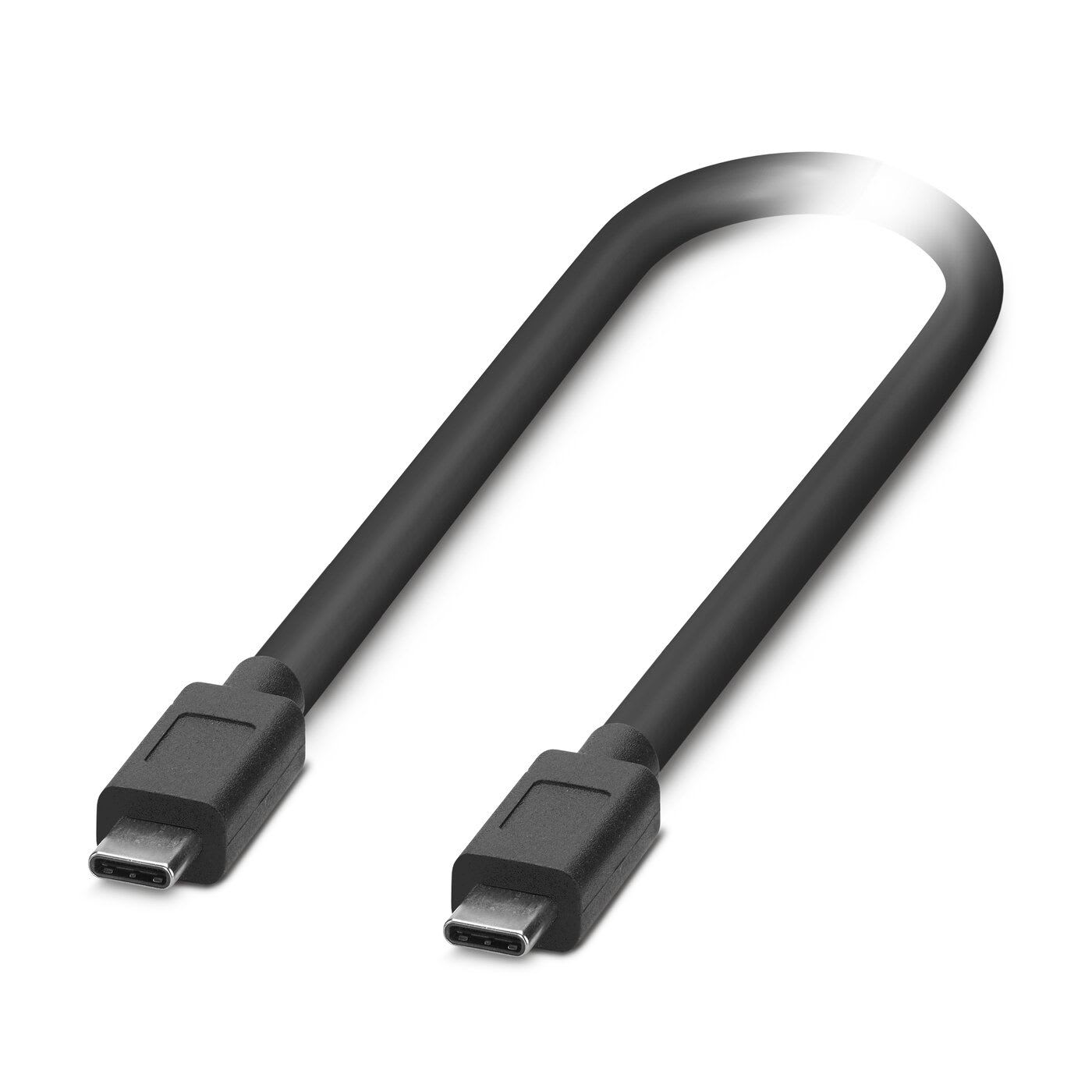 Phoenix Contact - NBC-USB3.0-UCM/3,0-PVC/UCM - Cordon USB 3.2 PVC - USBC vers USBC - Noir - 3m