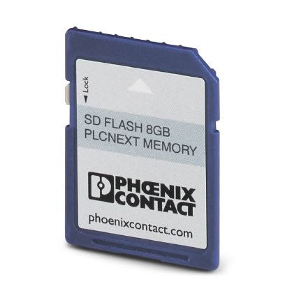 Phoenix Contact - SD FLASH 8GB PLCNEXT MEMORY - Automates Industriel-PLCnext Technology-Mémoire