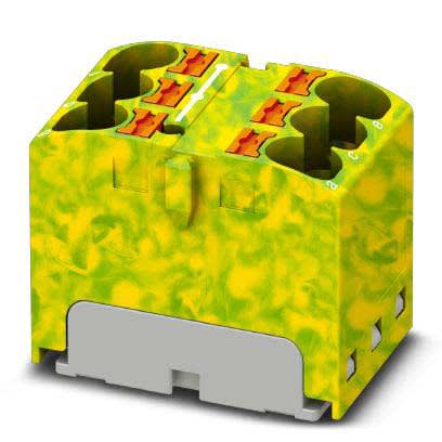 Phoenix Contact - PTFIX 6X4 GNYE - PTFIX 6X4 GNYE - Bloc répartiteur PTFIX