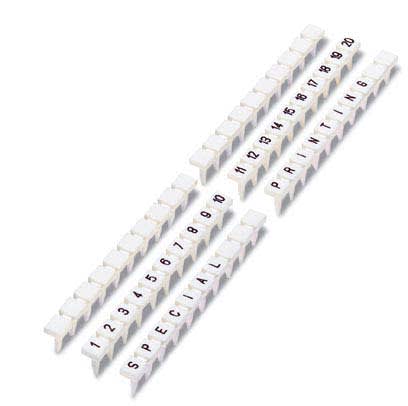 Phoenix Contact - BN-ZB 5,2/WH CUS - Repérage de borne en bande picots BN-ZB 5,2/WH CUS
