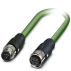 Phoenix Contact - Câble Bus, 4 pôles, Profinet, M12 mâle droit, M12 femelle droit, D, 1 m