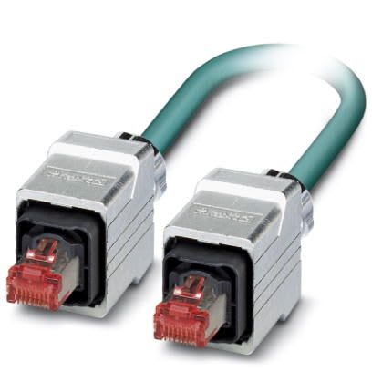 Phoenix Contact - Cordon Ethernet Indus IP67 V14 RJ45 Cat 5, cable PUR SF/UTP AWG26 - Bleu - 5m
