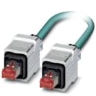 Phoenix Contact - Cordon Ethernet Indus IP67 V14 RJ45 Cat 5, cable PUR SF/UTP  AWG26 - Bleu - 5m