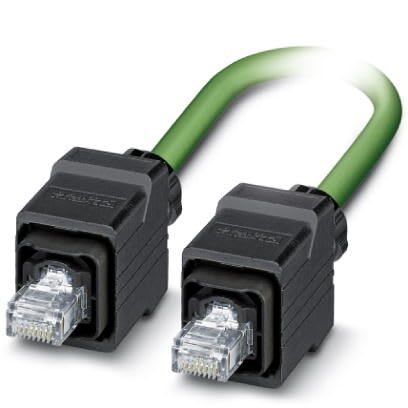 Phoenix Contact - Cordon Profinet IP67 pushpull V14 RJ45 Cat 5 cable PUR SF/TQ AWG22 Vert 10m