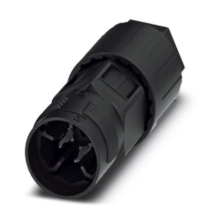 Phoenix Contact - QPD C 4PE6,0 1X9-14 BK - Connecteur de câble QPD C 4PE6,0 1X9-14 BK