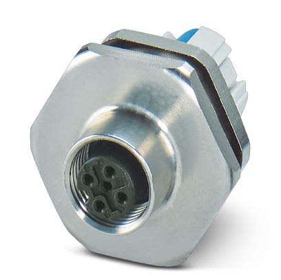 Phoenix Contact - Traversée de paroi, codage A, femelle, 4 pôles, push-lock, M20