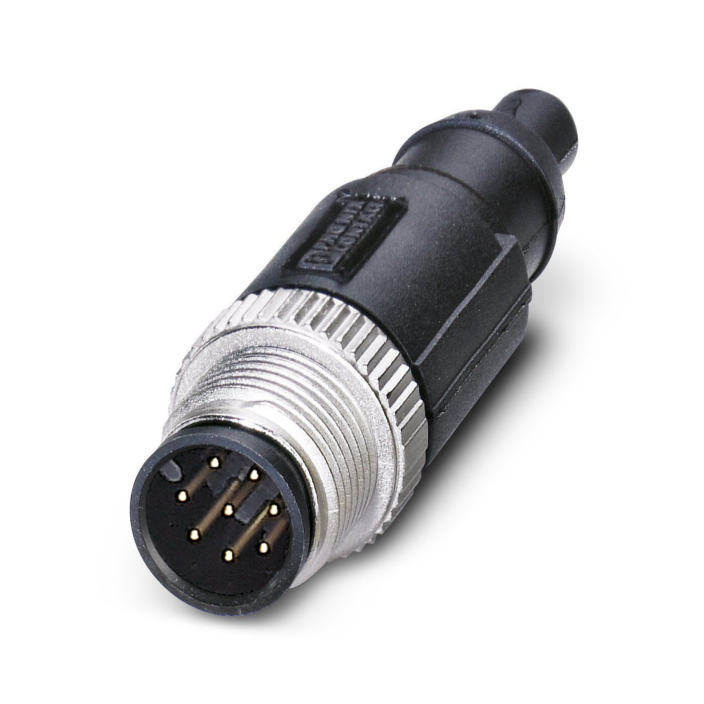 Phoenix Contact - Résistance de terminaison, 8 pôles, M12 mâle droit, pont 1-2