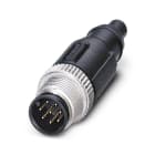 Phoenix Contact - Résistance de terminaison, 8 pôles, M12 mâle droit, pont 1-2