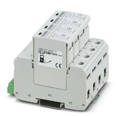 Phoenix Contact - Parafoudre IRVE T1+2 - Uc:264V - Iimp:12,5kA - Tri+N - Avec contact o/f