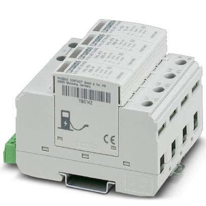 Phoenix Contact - Parafoudre IRVE T2 - Tri+N - Uc:264V - In:20kA - Avec contact o/f