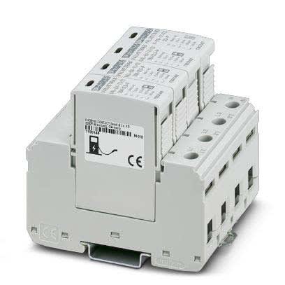 Phoenix Contact - VAL-EV-T1/T2 264/12.5/3+1 - Parafoudre IRVE T1+2 - Uc:264V - Iimp:12,5kA - Tri+N
