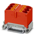 Phoenix Contact - PTFIX 6X10/S-NS35A RD - Bloc répartiteur PTFIX