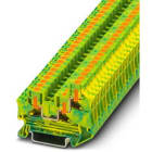 Phoenix Contact - PTV 4-TWIN-PE - Bloc de jonction avec raccordement terre