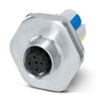 Phoenix Contact - Traversée de paroi, codage D, femelle, 4 pôles, push-lock, blindé