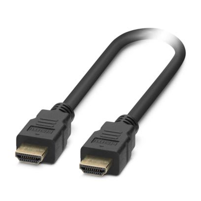 Phoenix Contact - NBC-HDMI-HAM/1,5-PVC/HAM - Cordon HDMI PVC - HDMI-A vers HDMI-A - Noir - 1,5m