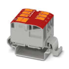 Phoenix Contact - PTVFIX 6/6X2,5-NS35A RD - Bloc répartiteur PTFIX