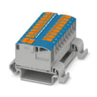 Phoenix Contact - PTVFIX 6/18X2,5-NS35A BU - Bloc répartiteur PTFIX