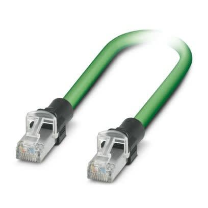 Phoenix Contact - Cordon Profinet Indus RJ45 Cat 5, cable PUR SF/TQ AWG22 - Vert - 25m