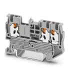 Phoenix Contact - XT 1,5-TWIN - Bloc de jonction PUSH-X, 3 pôles