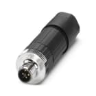 Phoenix Contact - Connecteur M12, codage T, mâle droit, 4P, push-lock, non blindé, diam. 6 à 11 mm