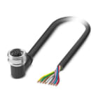 Phoenix Contact - Câble capt./act., 8 pôles, PUR, M12 femelle coudé, Ext. Libre, A, 10 m