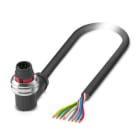 Phoenix Contact - Câble capt./act., 8 pôles, PUR, M12 mâle coudé, Ext. Libre, A, 10 m